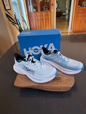 HOKA Mach 6 Tundra Blue/Raindrop Size 8 Womens NWT